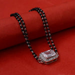 Load image into Gallery viewer, 925 Silver Black Bead Bracelet with Cubic Zirconia | Women's Gift