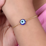 Load image into Gallery viewer, gold plating Evil Eye Chain Bracelet for Women | Protection Jewelry