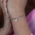 Load image into Gallery viewer, 925 Silver Moon Anklet for Women | Dainty Foot Jewelry