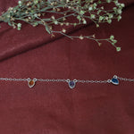 Load image into Gallery viewer, 925 Silver Multi-Color Gemstone Anklet for Women | Summer Jewelry