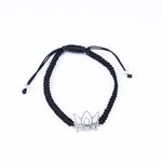 Load image into Gallery viewer, 925 Sterling Silver Lotus Cord Bracelet for Daily Wear | Adjustable