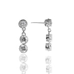 Load image into Gallery viewer, 925 Silver Cubic Zirconia Dangle Earrings for Women | Gift
