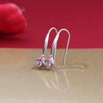 Load image into Gallery viewer, 925 Silver Pink Square Stone Earrings for Women | Gift