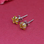 Load image into Gallery viewer, 925 Silver Citrine Stud Earrings for Women | Gemstone Jewelry
