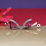 Load image into Gallery viewer, 925 Silver Ruby Earrings for Women | Gemstone Jewelry Gift
