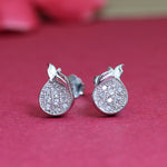 Load image into Gallery viewer, 925 Silver Cubic Zirconia Stud Earrings | Women's Jewelry Gift | Polish