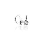 Load image into Gallery viewer, 925 Silver Flower Leverback Earrings for Women | Floral Jewelry