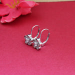 Load image into Gallery viewer, 925 Silver Flower Leverback Earrings for Women | Floral Jewelry