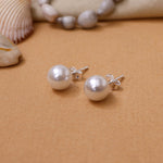 Load image into Gallery viewer, Pearl Stud Earrings for Women | Elegant Daily Wear Jewelry