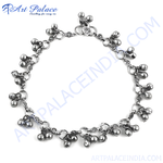 Load image into Gallery viewer, Silver Anklet with Bells for Women | Indian Jewelry