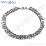 Load image into Gallery viewer, 925 Silver Anklet with Bells for Women | Indian Jewelry Gift