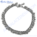 Load image into Gallery viewer, 925 Silver Anklet for Women | Floral Design | Daily Wear