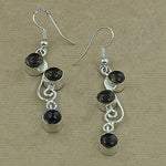 Load image into Gallery viewer, 925 Silver Black Onyx Dangle Earrings for Women | Gift