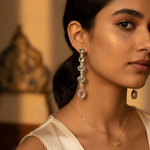 Load image into Gallery viewer, 925 Silver Gemstone Drop Earrings for Women | Dangle Earrings