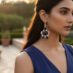 Load image into Gallery viewer, 925 Silver Amethyst Drop Earrings for Women | Gemstone Jewelry