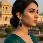 Load image into Gallery viewer, 925 Sterling Silver Purple Gemstone Earrings for Women