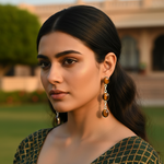 Load image into Gallery viewer, 925 Silver Tiger Eye Drop Earrings for Women | Gemstone Jewelry