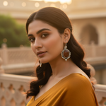 Load image into Gallery viewer, 925 Silver Sunstone Drop Earrings for Women | Gemstone Jewelry