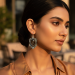 Load image into Gallery viewer, 925 Silver Oval Stone Earrings for Women | Dangle Jewelry