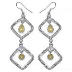 Load image into Gallery viewer, 925 Silver Gemstone Drop Earrings for Women | Dangle Earrings