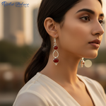 Load image into Gallery viewer, 925 Silver Carnelian Drop Earrings for Women | Gemstone Jewelry
