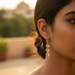 Load image into Gallery viewer, Beaded Dangle Earrings - Natural Gemstone Earrings for Women