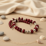 Load image into Gallery viewer, Red Stone Bead Necklace for Women | Statement Jewelry Gift