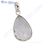 Load image into Gallery viewer, 925 Silver Tear Drop Pendant | Smoky Quartz Gemstone | Women's Gift