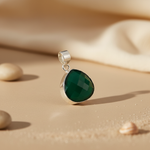 Load image into Gallery viewer, 925 Silver Green Onyx Pendant for Women | Gemstone Jewelry