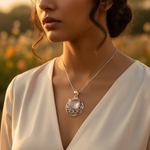 Load image into Gallery viewer, 925 Silver Square Stone Pendant Necklace | Women's Jewelry Gift