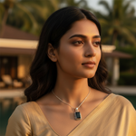 Load image into Gallery viewer, 925 Silver Black Onyx Pendant | Rectangle Gemstone Pendant