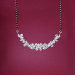 Load image into Gallery viewer, gold plating Zirconia Stone Mangalsutra Necklace | Indian Wedding Jewelry