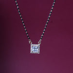 Load image into Gallery viewer, Rose gold plating Plated CZ Diamond Mangalsutra Necklace for Women