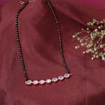 Load image into Gallery viewer, Rose gold plating CZ Stone Mangalsutra Necklace for Women | Daily Wear