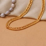 Load image into Gallery viewer, gold plating Cuban Chain Necklace | gold plating Chain for Men & Women