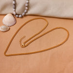 Load image into Gallery viewer, gold plating Cuban Chain Necklace | gold plating Chain for Men & Women