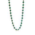 Load image into Gallery viewer, gold plating Emerald Green Stone Necklace & Bracelet Set | Women's Jewelry Gift