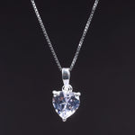 Load image into Gallery viewer, Sterling Silver Pear Cut Cubic Zirconia Solitaire Pendant for Women