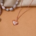 Load image into Gallery viewer, Rose gold plating Heart Pendant Necklace | Women's Jewelry | Gift