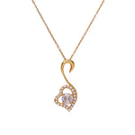 Load image into Gallery viewer, gold plating Heart Pendant Necklace | Cubic Zirconia | Women's Gift