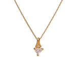 Load image into Gallery viewer, gold plating Triangle Pendant Necklace for Women | Fashion Jewelry