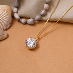 Load image into Gallery viewer, gold plating Solitaire Cubic Zirconia Necklace for Women | Gift