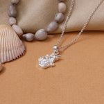 Load image into Gallery viewer, Handcrafted Silver Saraswati Veena Pendant β Traditional Temple Jewelry
