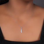 Load image into Gallery viewer, Detailed Silver Krishna Bansuri Pendant with Chain