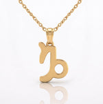 Load image into Gallery viewer, Capricorn Zodiac Necklace Gold Plated 925 Silver Astrology Pendant