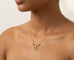 Load image into Gallery viewer, Taurus Zodiac 925 Silver Necklace | Gold Plated Astrology Jewelry