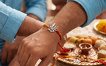 Load image into Gallery viewer, 925 Sterling Silver Ganesha Rakhi Bracelet for Brother