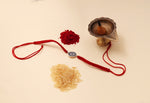 Load image into Gallery viewer, Sterling Silver Evil Eye CZ Rakhi for Brother for Raksha Bandhan