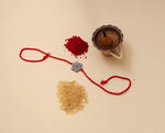 将图像加载到图库查看器中, Floral Mandala 925 Sterling Silver Rakhi with CZ for Brother