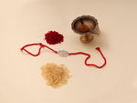 Load image into Gallery viewer, Lotus Rakhi in 925 Sterling Silver | Bracelet for Raksha Bandhan